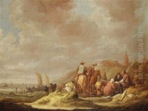 Strandlandschaft Vor Scheveningen by Benjamin Gerritsz Cuyp