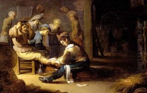 Die Behandlung Des Verletzten Beins by Benjamin Gerritsz Cuyp