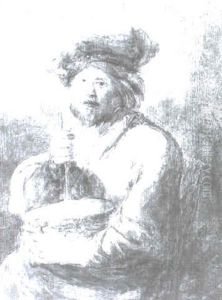 A Baker Mixing Bread by Benjamin Gerritsz Cuyp