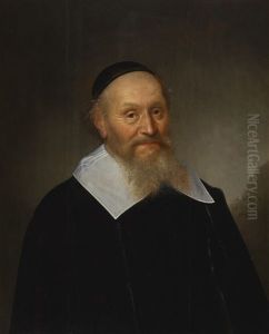 Portrait Of Jacob Trip (circa 1576-1661), Aged 74, Half-length, Wearing A Skullcap And A Flat Collar by Jacob Gerritsz Cuyp