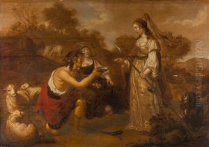Granida Und Daifilo (or Attributed To Benjamin Gerritsz Cuyp) by Jacob Gerritsz Cuyp