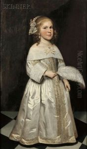Portrait Of A Young Girl by Jacob Gerritsz Cuyp