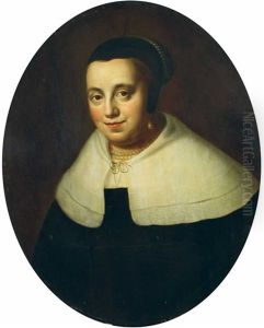 Portrait Einer Dame Mit Perlenschmuck by Jacob Gerritsz Cuyp