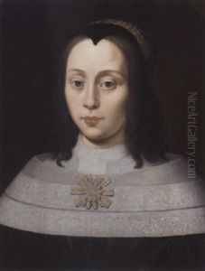 Portrait Of A Lady In A White Lace Collar by Jacob Gerritsz Cuyp
