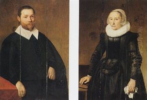 Portrait Of A Gentleman Wearing Black by Jacob Gerritsz Cuyp