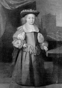 Portrait D'un Jeune Garcon Devant Un Parc by Jacob Gerritsz Cuyp