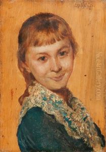 Portret Dziewczynki by Wladislaw Czachorski