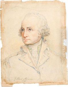 Portrait Ofgeorge Washington by Louis Ferdinand Antoni