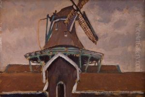 Windmill (holland) by Stanislaw Czajkowski