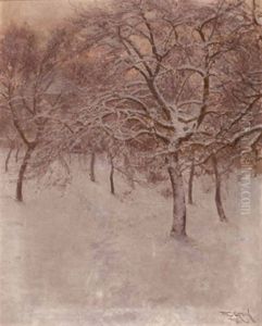 Obstgarten Im Winter by Emil Czech