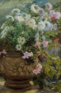 Blumen In Steinvase Blumen In Steinvase