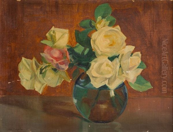 Roses In Vase - view 1