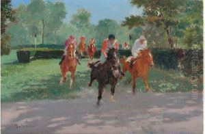 Course D'obstacles by Louis Ferdinand Antoni