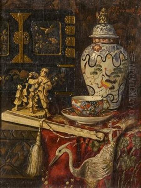 Still Life With Oriental Antiques - view 1