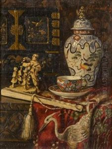 Still Life With Oriental Antiques