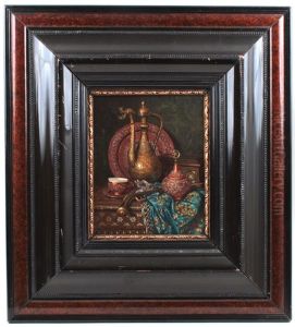 Stillleben Mit Orientalischen Ziergegenstanden by Ernst Czernotzky