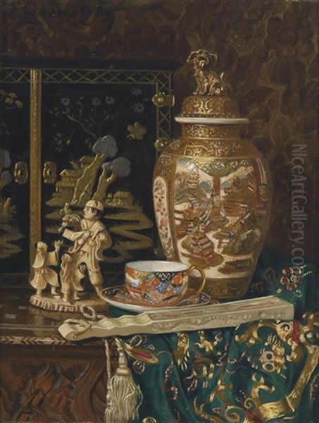 Stillleben Mit Chinesischen Ziergegenstanden - view 1