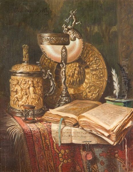 Stillleben Mit Nautiluspokal - view 1