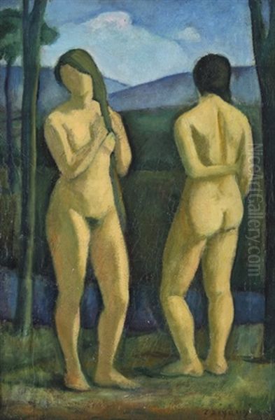 Double Female Nude (bathers) - view 1