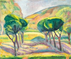 Southern-french Landscape by Dezsoe Czigany