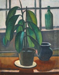Still-life (rubber Bush)