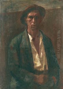 Self-portrait by Dezsoe Czigany