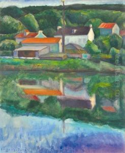 Refection (landscape Around Paris)