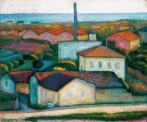 Del-francia Taj (landscape In South - France) by Dezsoe Czigany