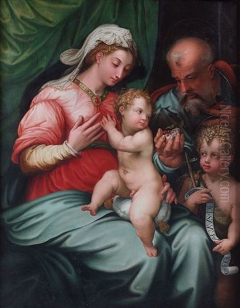 La Sainte Famille Avec Le Petit Saint Jean-baptiste - view 1