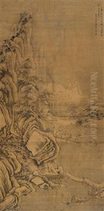 Landscape (after Guo Xi) by Da Shan