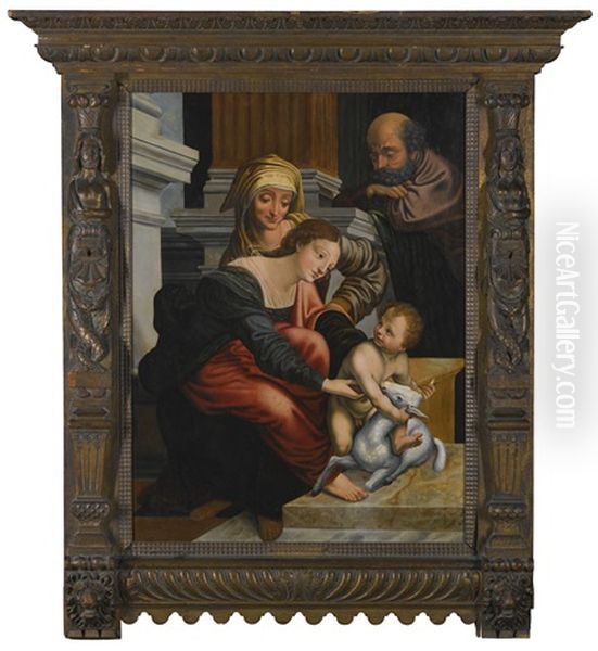 The Holy Family With Saint Anne - view 1