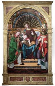 Madonna Con Il Bambino E I Santi Stefano E Nicola Di Bari