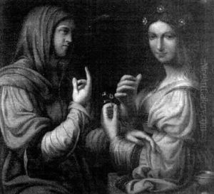 Modesty And Vanity (by M. Minghini) by Leonardo Da Vinci