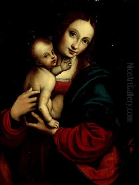Madonna And Child With Star Halo - view 1