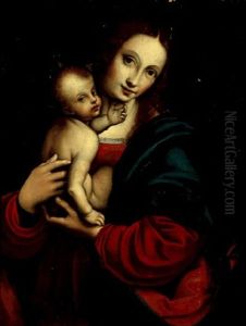 Madonna And Child With Star Halo by Leonardo Da Vinci