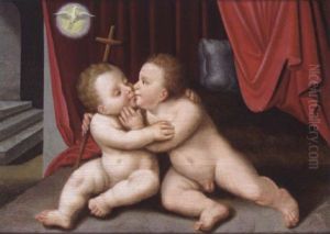 Der Kleine Jesus Mit Dem Johannesknaben