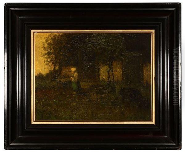 Dutch Figure Near A House In A Landscape - view 1