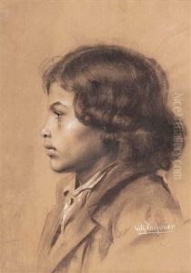 Knabenportrat by Wilhelm Dachauer