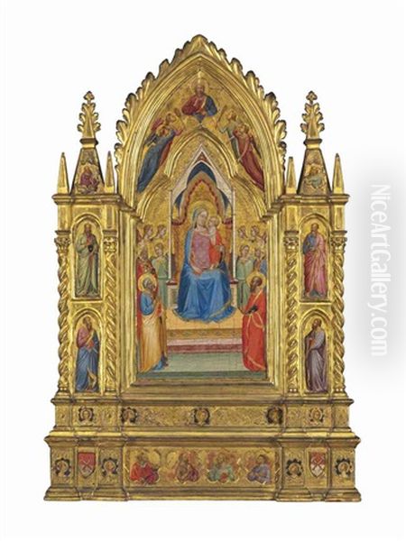 The Madonna And Child Enthroned With Saints - view 1