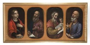 Gli Evangelisti (4 Works In 1 Frame) by Cosimo Dadi