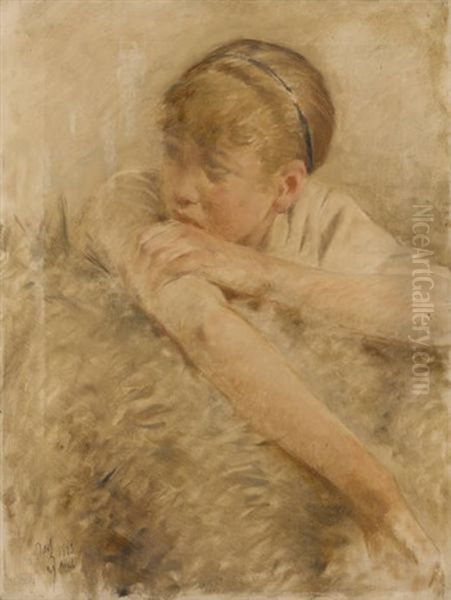 Etude De Jeune Paysanne (study) - view 1