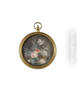 Bouquet De Fleurs Sur Une Margelle En Marbre by Jan Frans Van Dael