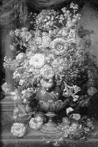 Blumenstilleben In Einer Prunkvase by Jan Frans Van Dael