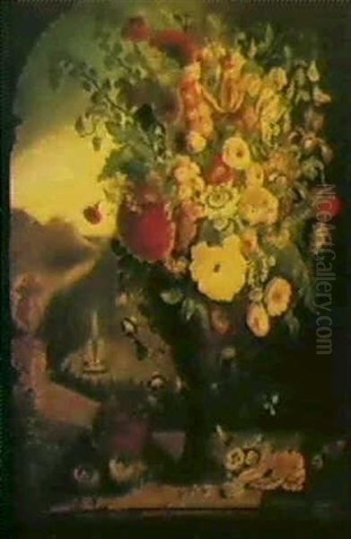 Sweet Peas, Tulips, Roses, Peonies, Passion Flower, Honeysuckle, Convolvulus, Lilie Of The Valley And Other... - view 1
