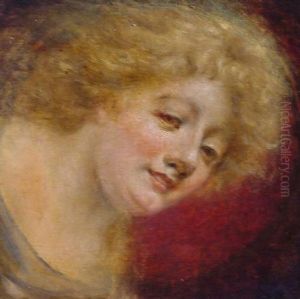 Portrat Eines Jungen Madchens by Eduard Daelen