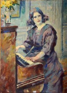 Femme Au Piano
