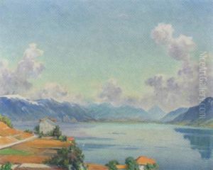 Partie Am Genfersee by Hans Arnold Daepp