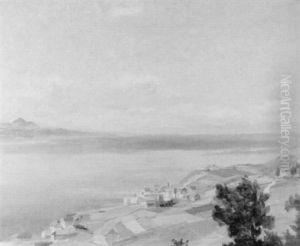 Landschaft Am Genfersee by Hans Arnold Daepp