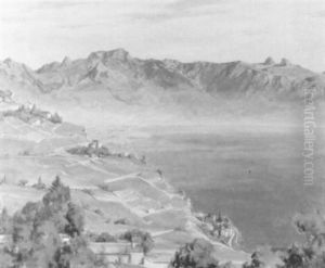 Morgendunst Uber Dem Genfersee by Hans Arnold Daepp