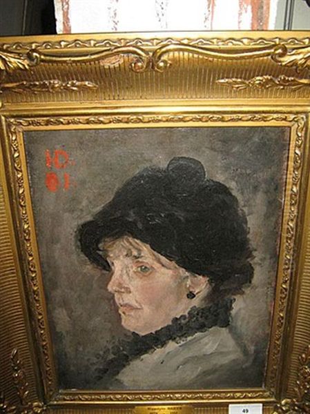 Portret Van Een Dame In Profiel - view 1